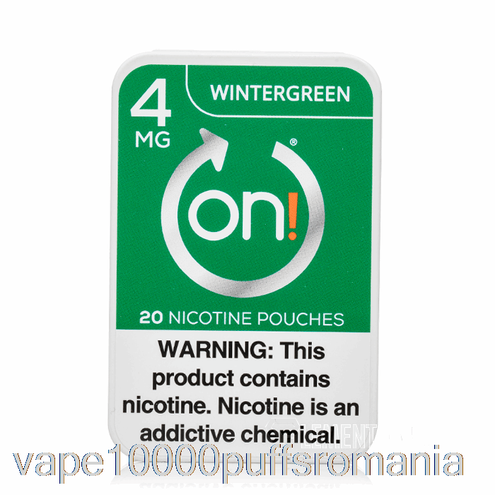 Vape Romania On! Pungi Cu Nicotină - Wintergreen 4mg